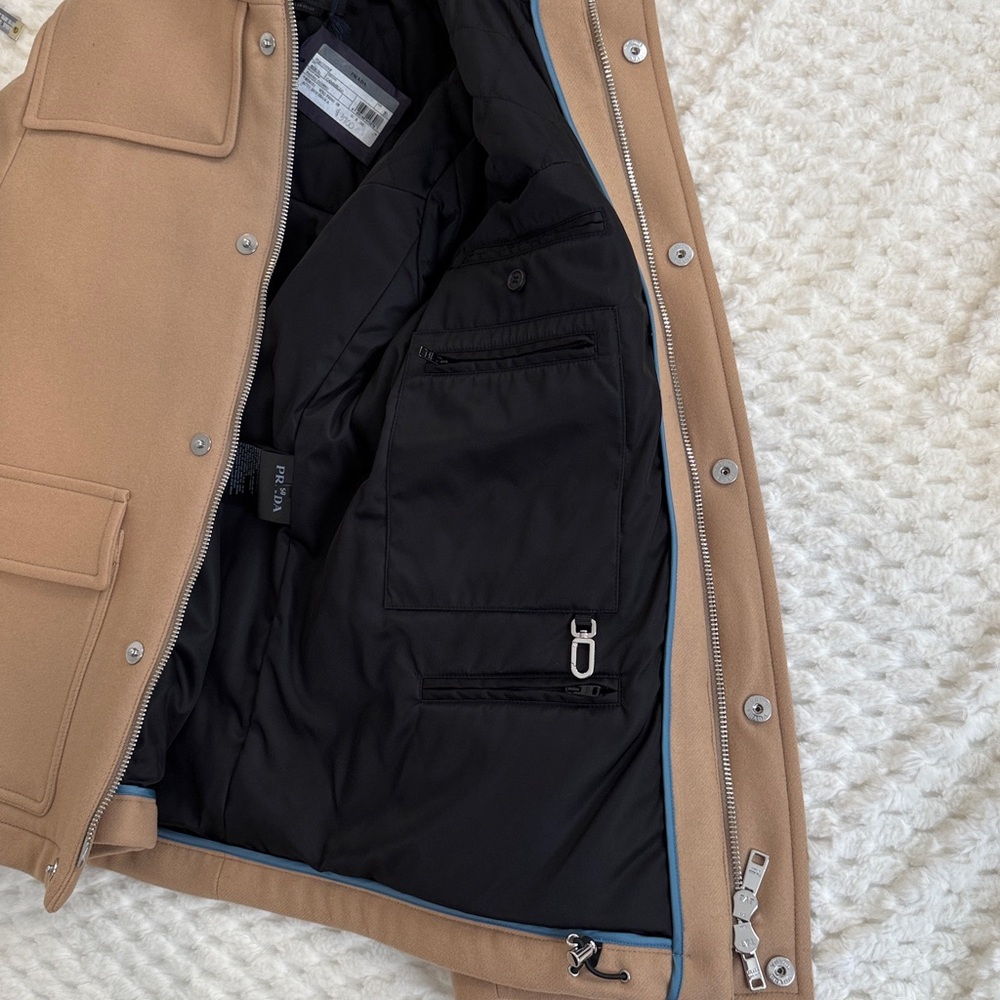 Prada Men’s Virgin Wool Jacket-SBG131-Size 40 US-Authentic-NWT - Picture 7 of 10